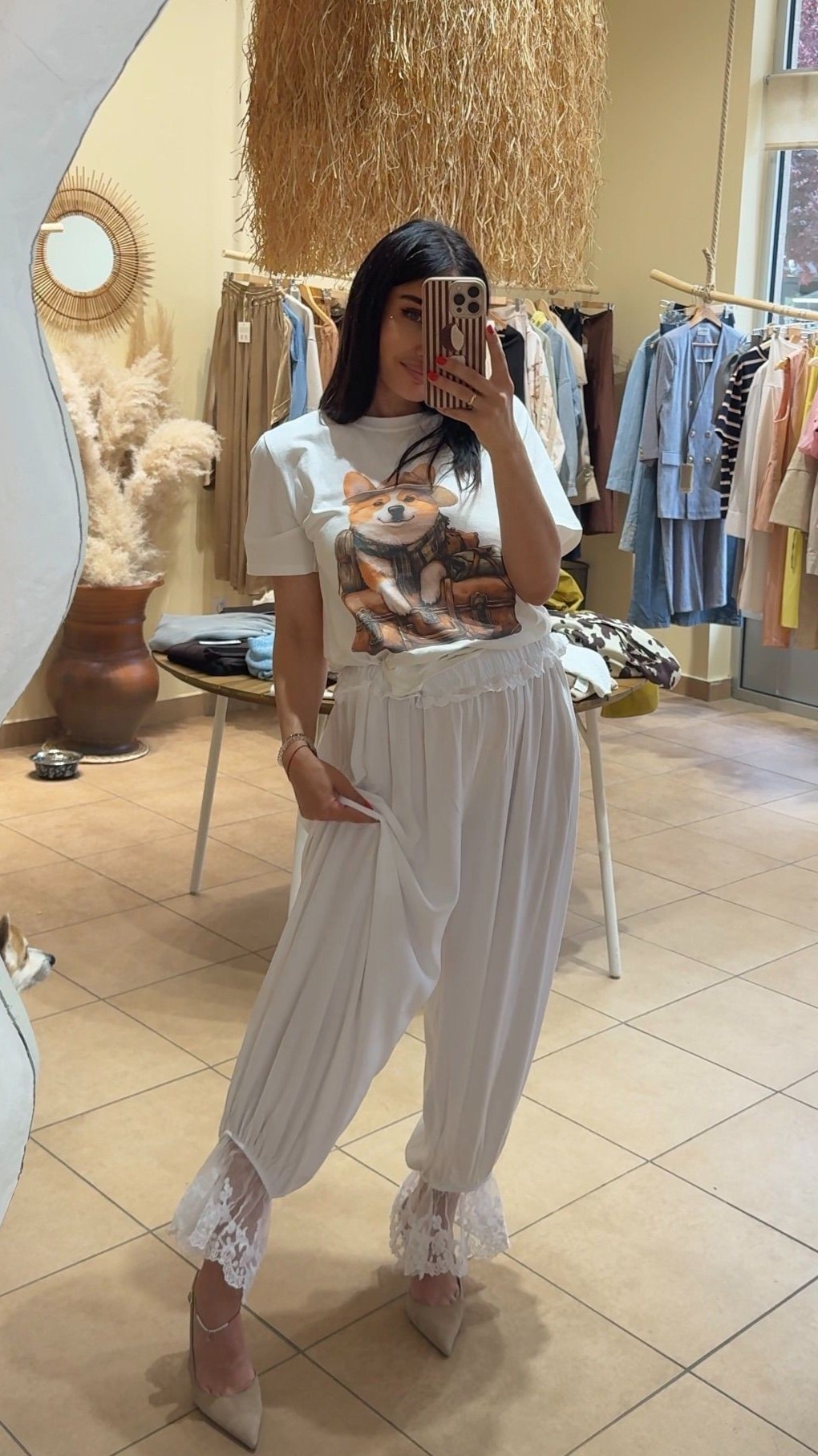 Lace Flow Pantalone