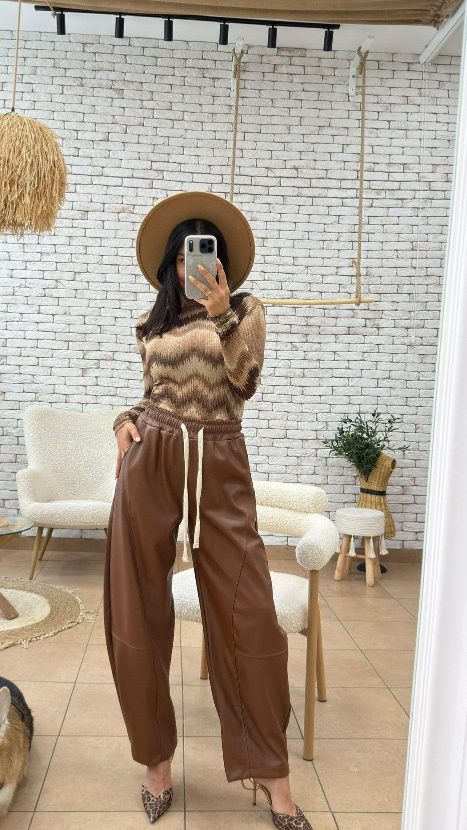 Riva Vegan Leather Pants